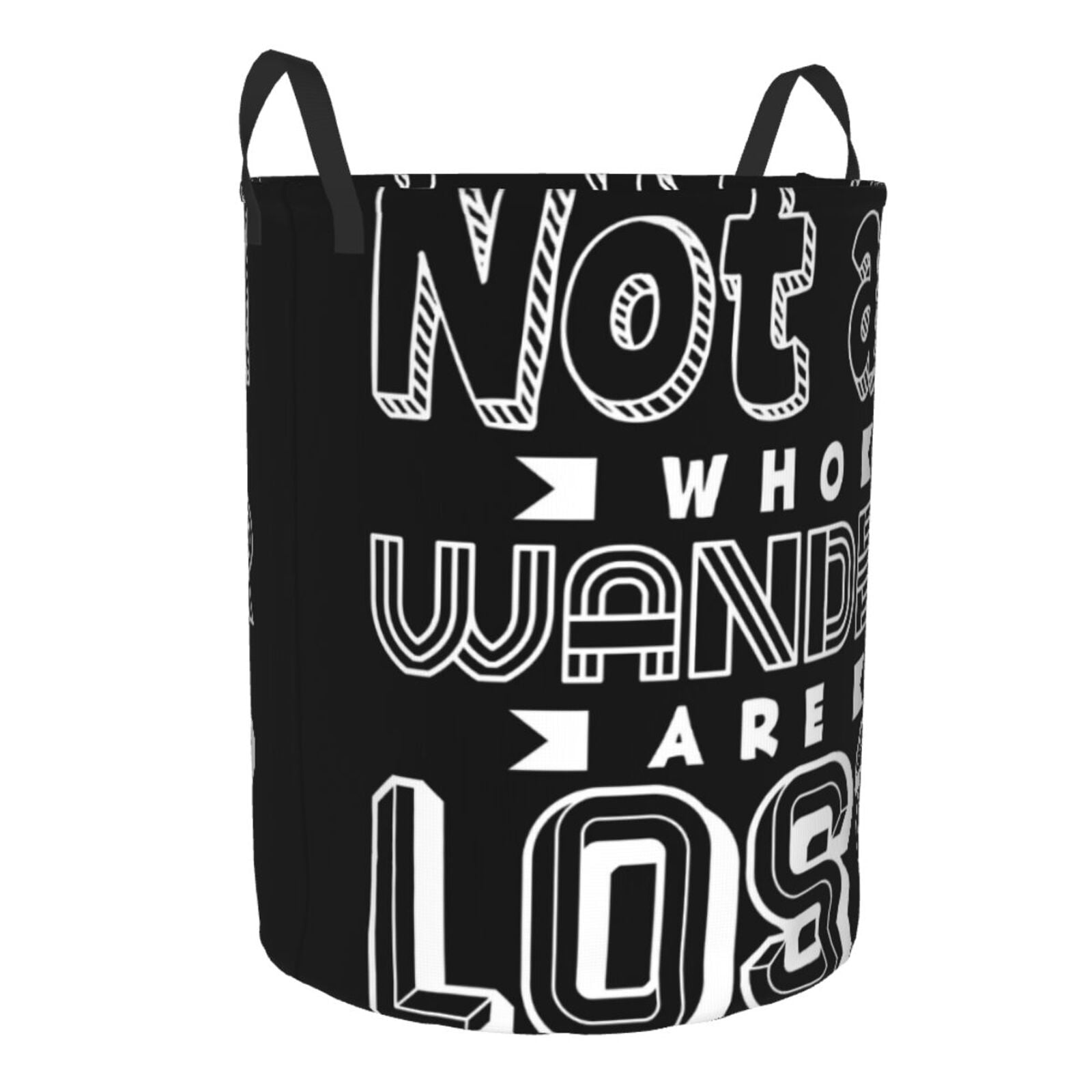 Cauagu Not All Who Wander Are Lost 2 for Laundry Basket,Collapsible