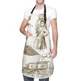thumbnail image 1 of Cauagu Olive Picking Aprons with Pockets,Waterproof Apron for Women,Kitchen Cooking Apron Adjustable Bib Aprons Chef Apron for Cooking,Drawing,Crafting, 1 of 8