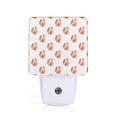 thumbnail image 1 of Cauagu Orange Fox Print LED Nightlight,0.5W Night Lights Plug into Wall 1 Pack with Dusk-to-Dawn Light Sensor Soft Glow Lamp for Bathroom Adult Hallway-UK, 1 of 7