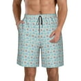 thumbnail image 1 of Cauagu Owl Print Men's Swim Trunks,Hawaiian Bathing Suit Swimsuits Beach Shorts with Pockets for Men Quick Dry Swimming Board Shorts-X-Large, 1 of 6