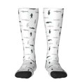 Cauagu Party Shark Cute Funny 13.8in Socks for Unisex for Men,Women and