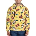 thumbnail image 1 of Cauagu Pineapples Sharks In Hawaiian for Men's Pullover Hooded Sweatshirt Athletic Casual Hoodie Aautumn Hoodie Sweatshirt for Men Pullover Casual Hooded Sweatshirt-4X-Large, 1 of 7