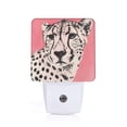 thumbnail image 1 of Cauagu Pink Cheetah Art Print LED Nightlight,0.5W Night Lights Plug into Wall 1 Pack with Dusk-to-Dawn Light Sensor Soft Glow Lamp for Bathroom Adult Hallway-EU, 1 of 7