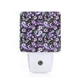 thumbnail image 1 of Cauagu Pink purple rainbow flower butterfly Print LED Nightlight,0.5W Night Lights Plug into Wall 1 Pack with Dusk-to-Dawn Light Sensor Soft Glow Lamp for Bathroom Adult Hallway-EU, 1 of 7