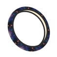 thumbnail image 1 of Cauagu Planets Stars And Galaxies1 Print Car Steering Wheel Cover - Universal Car Accessory for Diverse Cars for Steering Wheel with a Diameter of 14.5"-15", 1 of 7