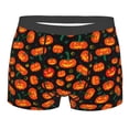 thumbnail image 1 of Cauagu Pumpkin Fallen Leaves Print Boxer Briefs for Men,Comfortable Breathable Men's Underwear Moisture Wicking Underpants -Medium, 1 of 8