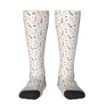 thumbnail image 1 of Cauagu Purple Flower Rabbit Print Women's Men's Ankle Socks 1-pack Casual Athletic Socks for Unisex Adult Moisture-Wicking Socks for Daily Wear/Running/Sport, 1 of 8