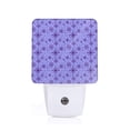 thumbnail image 1 of Cauagu Purple Snowflake Elegance Print LED Nightlight,0.5W Night Lights Plug into Wall 1 Pack with Dusk-to-Dawn Light Sensor Soft Glow Lamp for Bathroom Adult Hallway-UK, 1 of 7