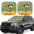 thumbnail image 1 of Cauagu Quirky Cartoon 123 Cauagu {designName} Print Foldable Car Windshield Sun Shade | Front Windshield Shade for Sun | Fits Small Sedans, Mini SUVs, Hatchbacks-Small, 1 of 6
