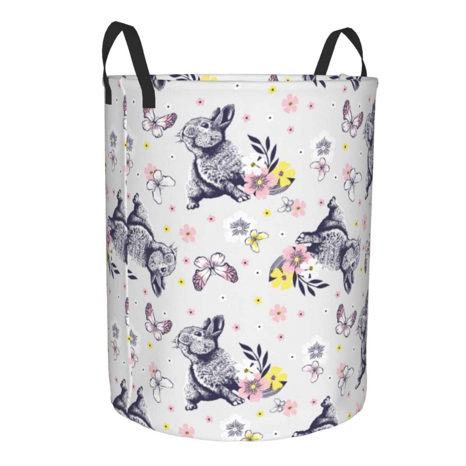 Cauagu Rabbit And Butterfly for Laundry Basket,Collapsible Organizer ...