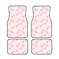 thumbnail image 1 of Cauagu Rabbit And Peach Pattern Car Floor Mat Set of 4,Car Carpet Mats Car Mats with Anti-Slip Backing & Driver Heel Pad Universal Fit for Cars/Trucks/SUV/Vans, 1 of 6