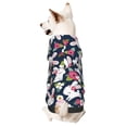 thumbnail image 1 of Cauagu Rabbit And Rose Pattern Winter Pet Hoodie Sweatshirts- Dog Hoodie Sweater with Leash Hole - Cute Dog Hoodie - Pet Clothes Puppy Cat Custume -Small, 1 of 8