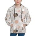 thumbnail image 1 of Cauagu Rabbit In Space for Youth Pullover Hoodie Sweatshirts Hoodie Sweatshirt Aautumn Long-Sleeve Pullover Casual Hooded Sweatshirt for Youth-Small, 1 of 6