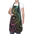 thumbnail image 1 of Cauagu Rainbow Glitter Aprons with Pockets,Waterproof Apron for Women,Kitchen Cooking Apron Adjustable Bib Aprons Chef Apron for Cooking,Drawing,Crafting, 1 of 8