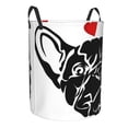 thumbnail image 1 of Cauagu Red Heart And Puppy Of Bulldog for Laundry Basket,Collapsible Organizer Basket for Storage Bin Toy Bins Gift Baskets Bedroom Clothes Children Nursery Hamper -Medium, 1 of 7