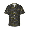 thumbnail image 1 of Cauagu Retro Excavator Print Hawaiian Shirt for Men,Casual Short Sleeve Button Down Shirts Summer Beach Men's Regular-Fit Short-Sleeve Print Shirt -XX-Large, 1 of 6