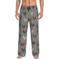 thumbnail image 1 of Cauagu Rooster Mens Pajama Pants Sleep & Lounge Pants,PJ Bottoms with Pockets-Medium, 1 of 7