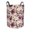 Cauagu Rose Flowers for Laundry Basket,Collapsible Organizer Basket for