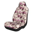 thumbnail image 1 of Cauagu Rose Flowers Print Car Seat Covers,Universal Automotive Seat Covers Car Seat Protectors Easy to Install Car Cover Car Accessories Auto rucks Van & SUV-2 PCS, 1 of 9