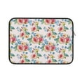 Cauagu Rose Flowers Print Laptop Sleeve Case, Laptop Cover Portable