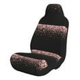 Cauagu Rose Gold Glitter1 Print Car Seat Covers,Universal Automotive