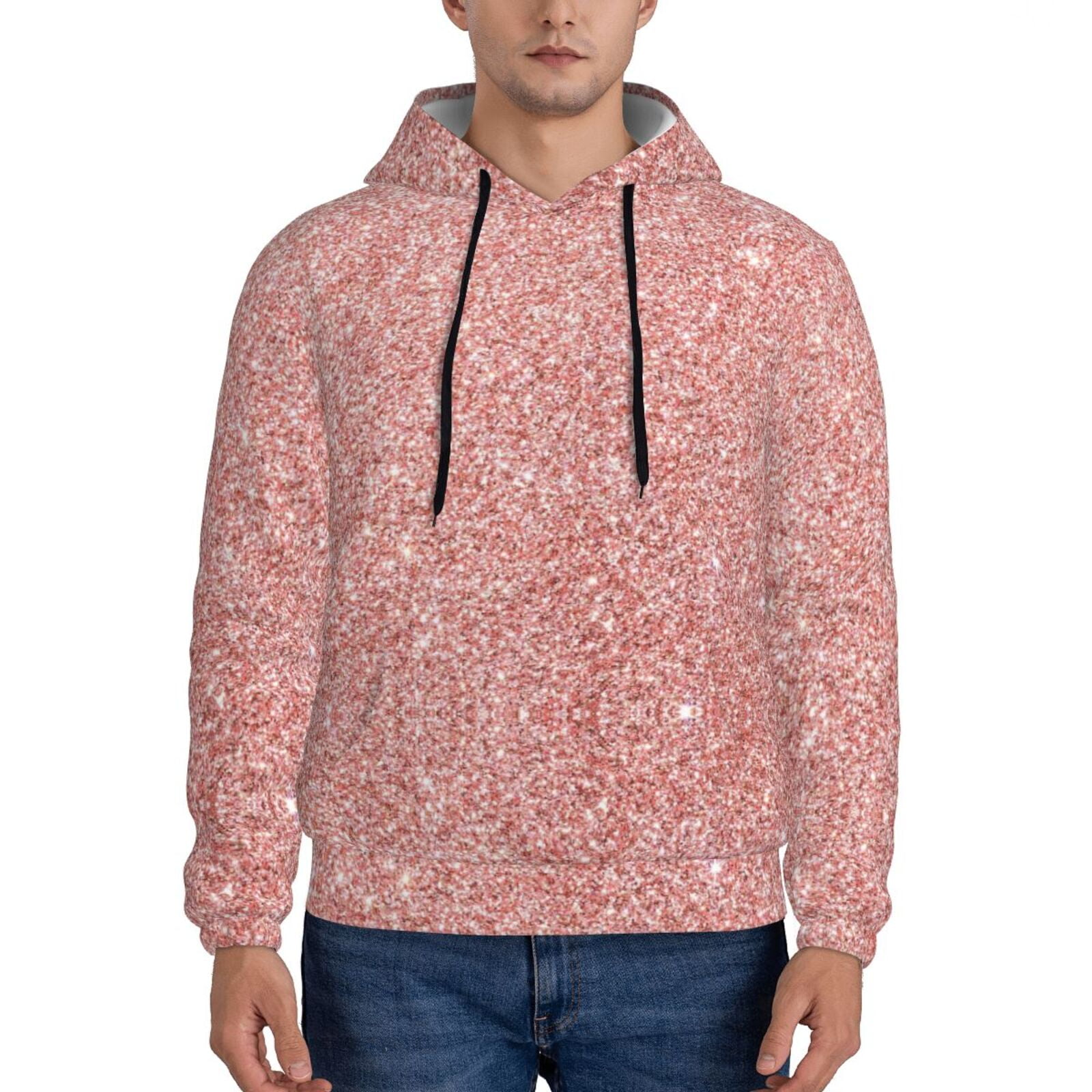 Pink Cracked Marble Men's Sweatshirt main image 0
