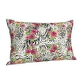 thumbnail image 1 of Cauagu Roses Mixed Zebra Print Pillow Covers with Envelope Closure,1PC Pillow Cases Decorative Pillow Case for Bed & Couch, Pillows Not Included-14"x20", 1 of 6