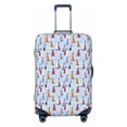 thumbnail image 1 of Cauagu Sailboats And Seagulls Print Travel Luggage Cover,Travel Dust-proof Suitcase Cover Softside Suitcase Protector for 18-32inch,Not Included Suitcase, 1 of 8