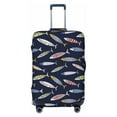 thumbnail image 1 of Cauagu Sardine Print Travel Luggage Cover,Travel Dust-proof Suitcase Cover Softside Suitcase Protector for 18-32inch,Not Included Suitcase, 1 of 8
