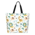 thumbnail image 1 of Cauagu Scandinavian Africa Print Women Large Capacity Tote Bag - Casual Shoulder Bag Fashion Handbag Shopping Bag Daily Bag Hobo Bags for Travel Work and Shopping, 1 of 8