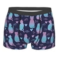 thumbnail image 1 of Cauagu Silhouette Cats Print Boxer Briefs for Men,Comfortable Breathable Men's Underwear Moisture Wicking Underpants -XX-Large, 1 of 8