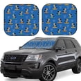 thumbnail image 1 of Cauagu Skater Dog Cauagu {designName} Print Foldable Car Windshield Sun Shade | Front Windshield Shade for Sun | Fits Small Sedans, Mini SUVs, Hatchbacks-Small, 1 of 6