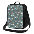 thumbnail image 1 of Cauagu Skull cute organ Insulated Lunch Bag - Reusable Lunch Box Thickened Thermal Leakproof Lunch Tote Bag for Adult Office/Travel Picnic, 1 of 7