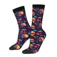 thumbnail image 1 of Cauagu Skull mushroom Print Crew Socks for Women and Men,Adult Athletic Running Socks 1-Pair Sports Socks Work Gear Socks with Moisture Wicking, 1 of 6
