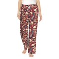 thumbnail image 1 of Cauagu Skull record Guitar music Pajama Pants for Women Loose Fit Wide Leg Trouser Pants Casual Elastic Waist Drawstring Lounge Pants, 1 of 6