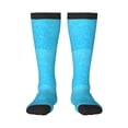 thumbnail image 1 of Cauagu Sky Blue Glitter Print Women's Men's Ankle Socks 1-pack Casual Athletic Socks for Unisex Adult Moisture-Wicking Socks for Daily Wear/Running/Sport, 1 of 1