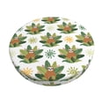 thumbnail image 1 of Cauagu Sloth Sitting Tropical Leaves Print Round Stool Covers,Seat Cushion for Round Bar Stool Chair Seat Cover for Bar Round Chair Fits for 12/13/14in Bar Stool Cushion, 1 of 7