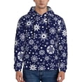 thumbnail image 1 of Cauagu Snowflakes2 for Men's Pullover Hooded Sweatshirt Athletic Casual Hoodie Aautumn Hoodie Sweatshirt for Men Pullover Casual Hooded Sweatshirt-Small, 1 of 7