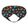 Cauagu Space D Print Sleep Eye Mask, Blindfold Eye Sleep Shade Cover