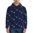 thumbnail image 1 of Cauagu Space Galaxy for Men's Pullover Hooded Sweatshirt Athletic Casual Hoodie Aautumn Hoodie Sweatshirt for Men Pullover Casual Hooded Sweatshirt-4X-Large, 1 of 7