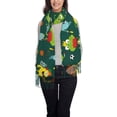 thumbnail image 1 of Cauagu Sport Monster Print Women Wrap Shawl tassels Scarves Retro Scarf 77.6"X28.3", 1 of 1