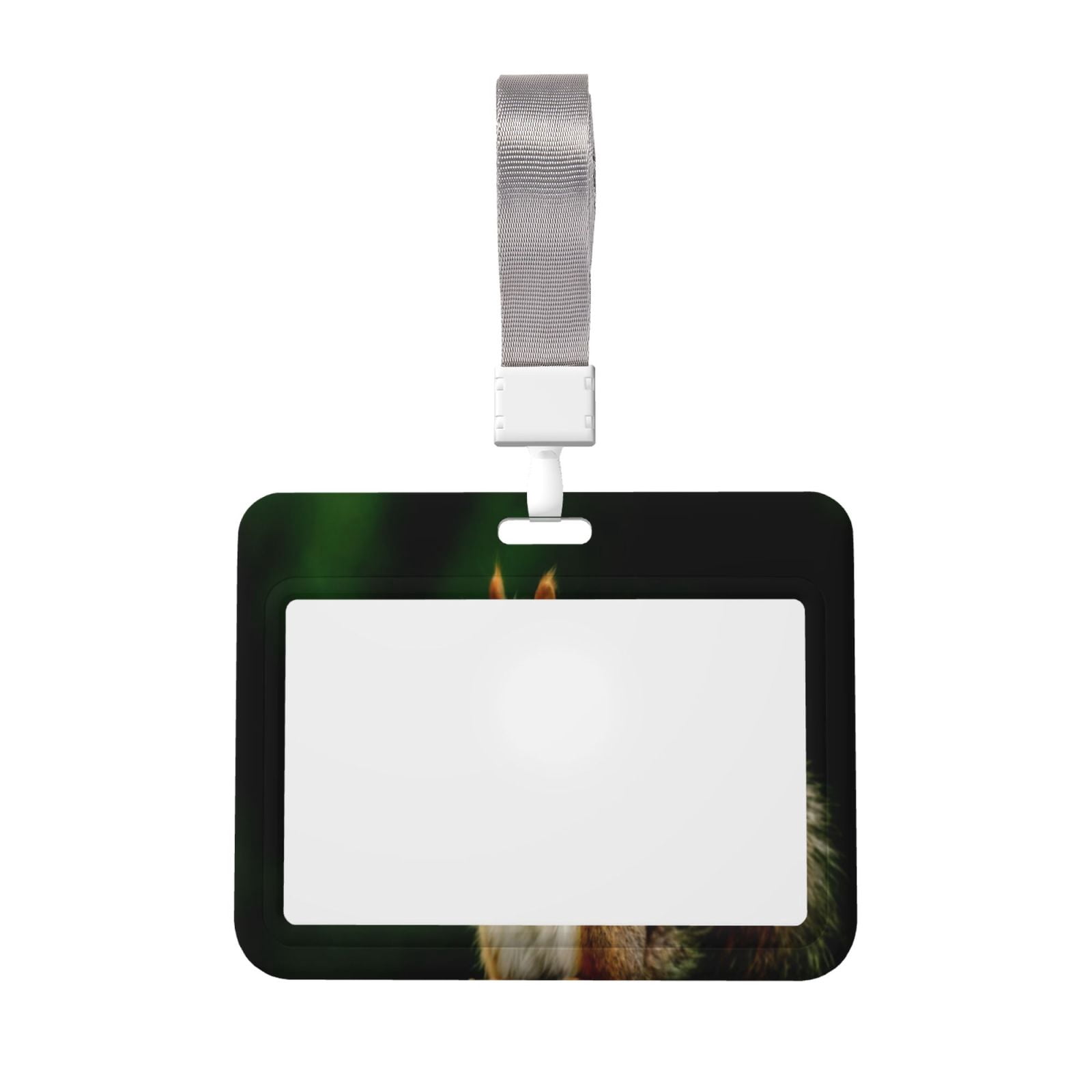 Squirrel Key Card Cauagu Squirrels Eating Peanuts On The Tree for ID Badge Holder,Badge ...