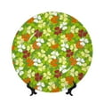 thumbnail image 1 of Cauagu St. Patrick's Day3 Print Bone China Decorative Plate, Wall Mount Plate Holiday Decor Decorative Ceramic Plates with Stand Elegant Household Plates Decorative-6in, 1 of 6