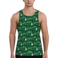 thumbnail image 1 of Cauagu St Patrick's Day9 Print Men's Sleeveless Muscle Shirts,Tank Tops Quick Dry Workout Tank Top Gym Muscle Tee Fitness Bodybuilding T Shirt for Men-XX-Large, 1 of 7