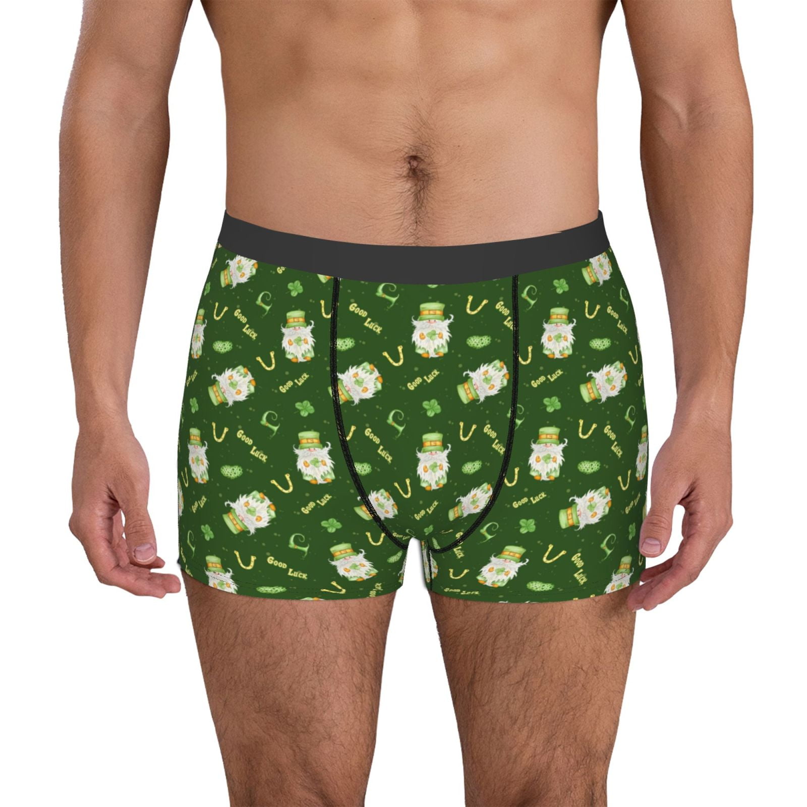 Cauagu St. Patrick's day 6 Print Boxer Briefs for Men,Comfortable ...
