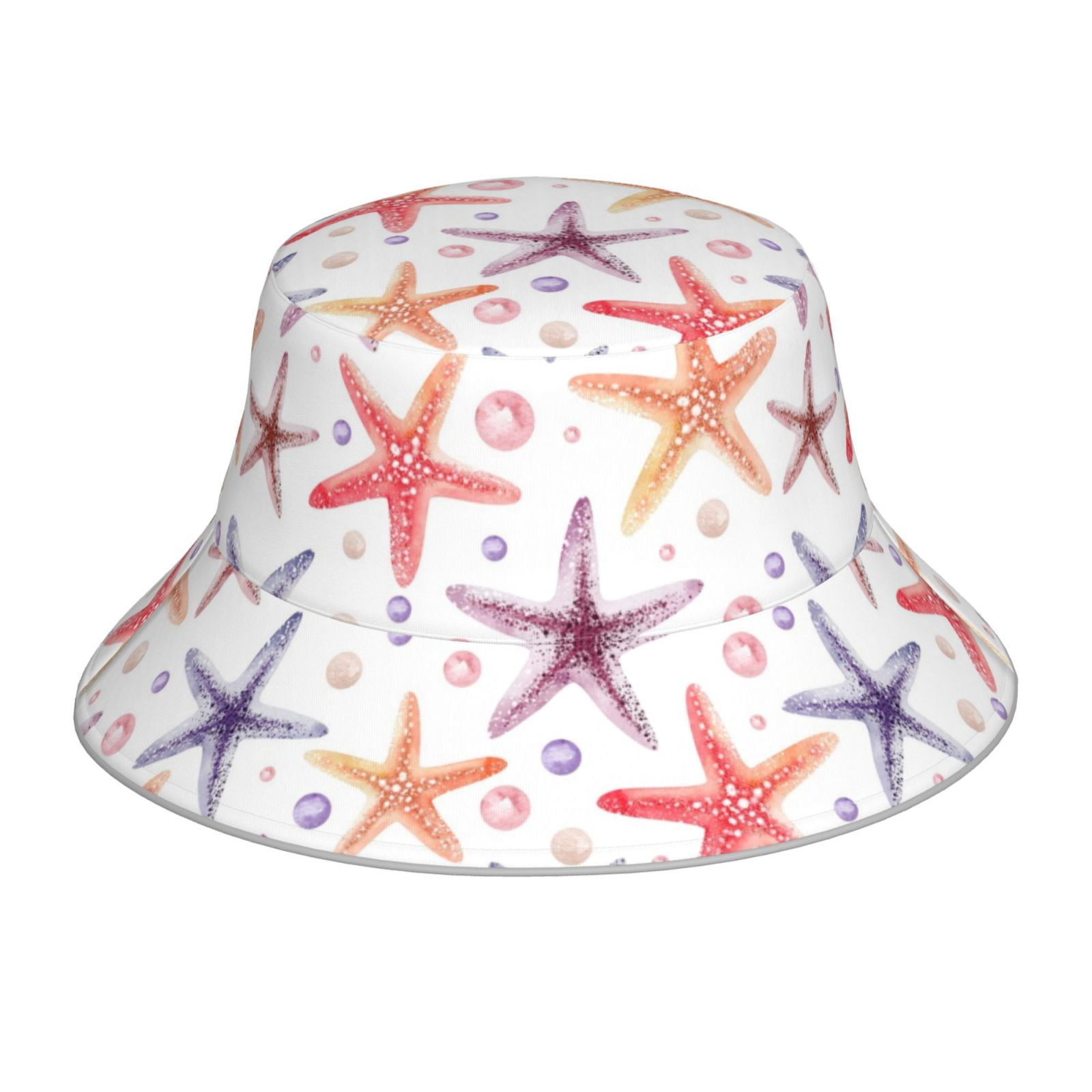 Star Fish Shell Hat Cauagu Starfish 1 for Unisex Bucket Hat,Outdoor Summer Beach Fishing ...