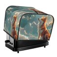 thumbnail image 1 of Cauagu Starry Sky Cloud Fox for 4 Slice Toaster Cover (11.4''×7.9''×7.5'') Bread Machine Cover Toaster Protector Kitchen Appliance Dust Cover, 1 of 7