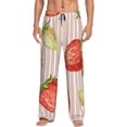 thumbnail image 1 of Cauagu Strawberries Mens Pajama Pants Sleep & Lounge Pants,PJ Bottoms with Pockets-Small, 1 of 7