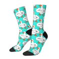 thumbnail image 1 of Cauagu Strong Goose Print Crew Socks for Women and Men,Adult Athletic Running Socks 1-Pair Sports Socks Work Gear Socks with Moisture Wicking, 1 of 6