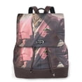 thumbnail image 1 of Cauagu Stylish Kangaroo In Suit Print Women's PU Leather Backpack,Fashion Multipurpose Design Handbag Stylish Purse Ladies Shoulder Bags Travel Backpack, 1 of 4